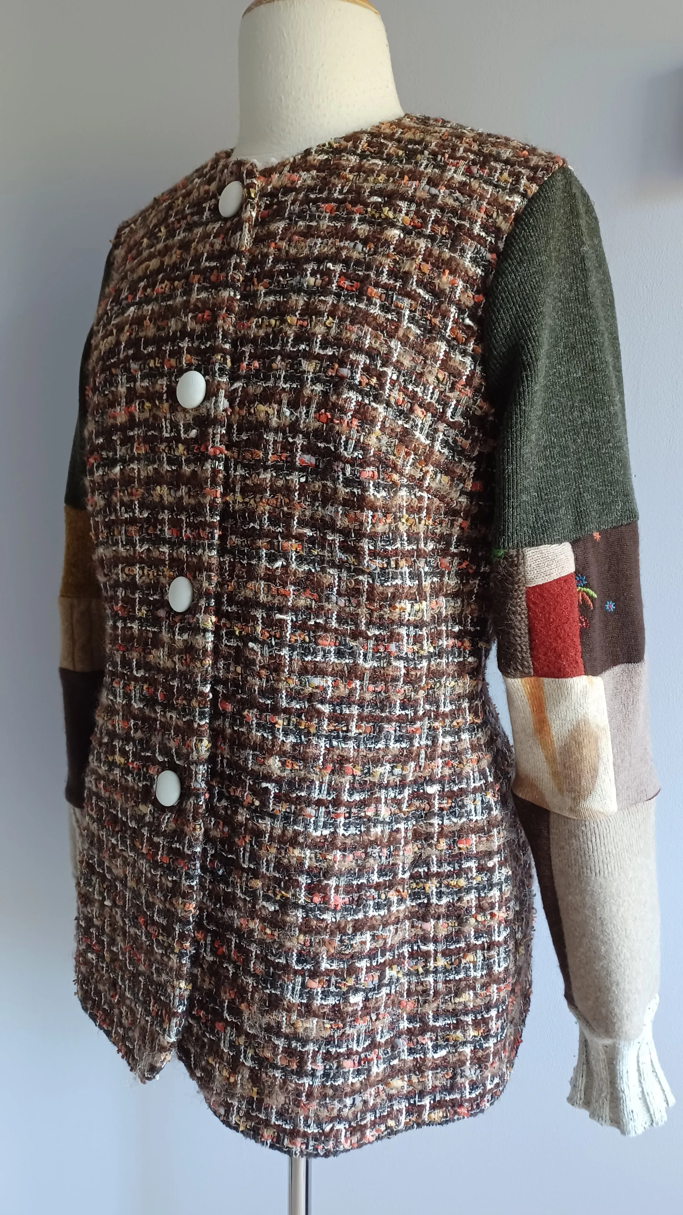 Oi Oi Blazer Autumnal Tweed - Heartfull Harvest