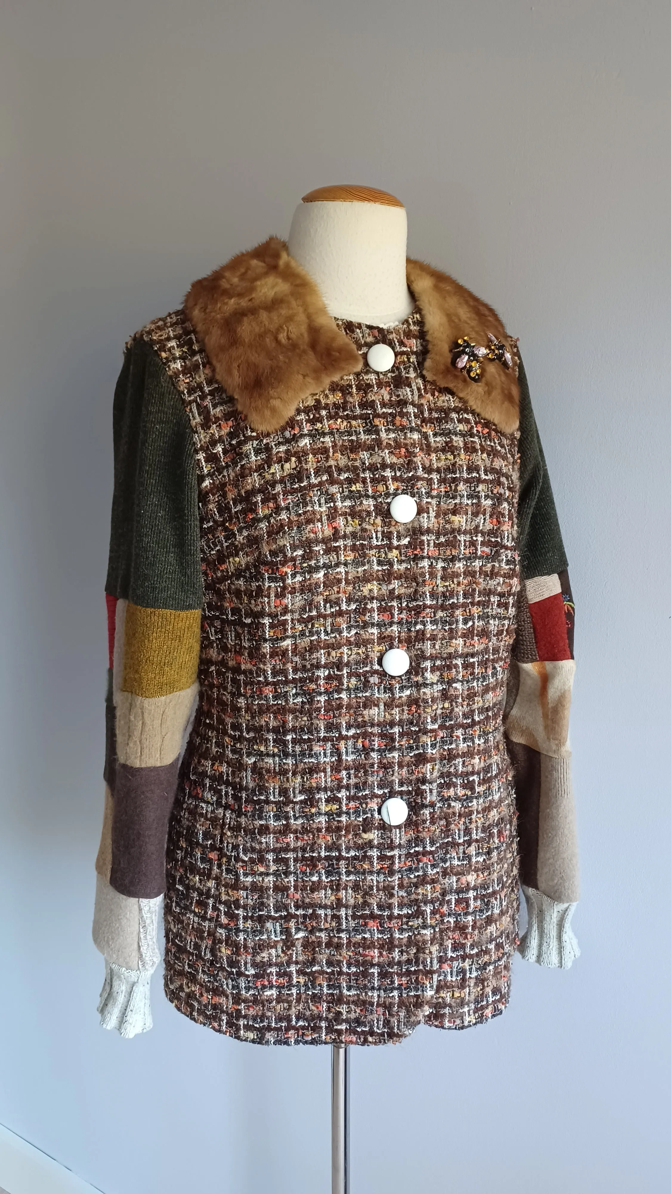 Oi Oi Blazer Autumnal Tweed - Heartfull Harvest