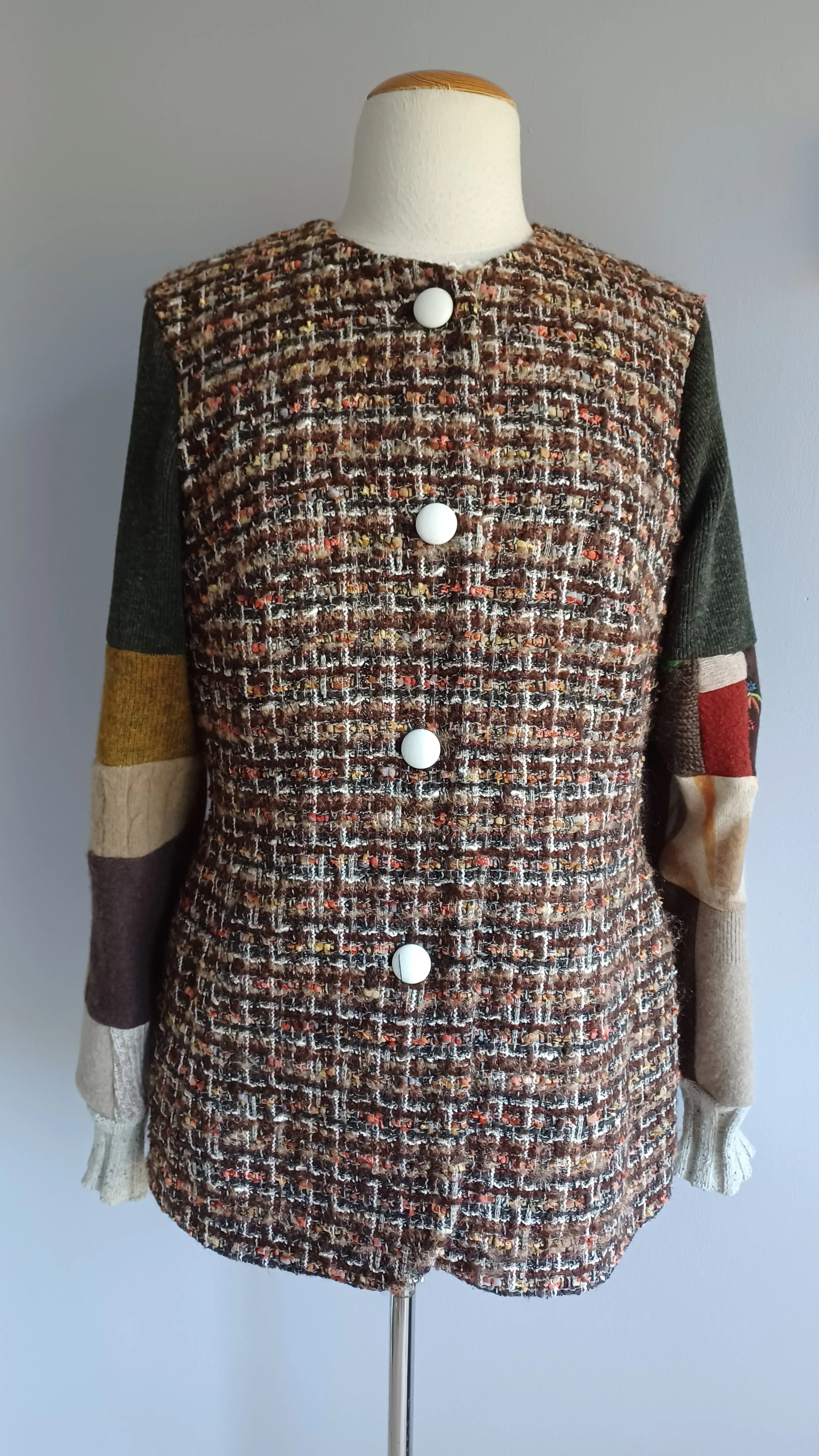 Oi Oi Blazer Autumnal Tweed - Heartfull Harvest