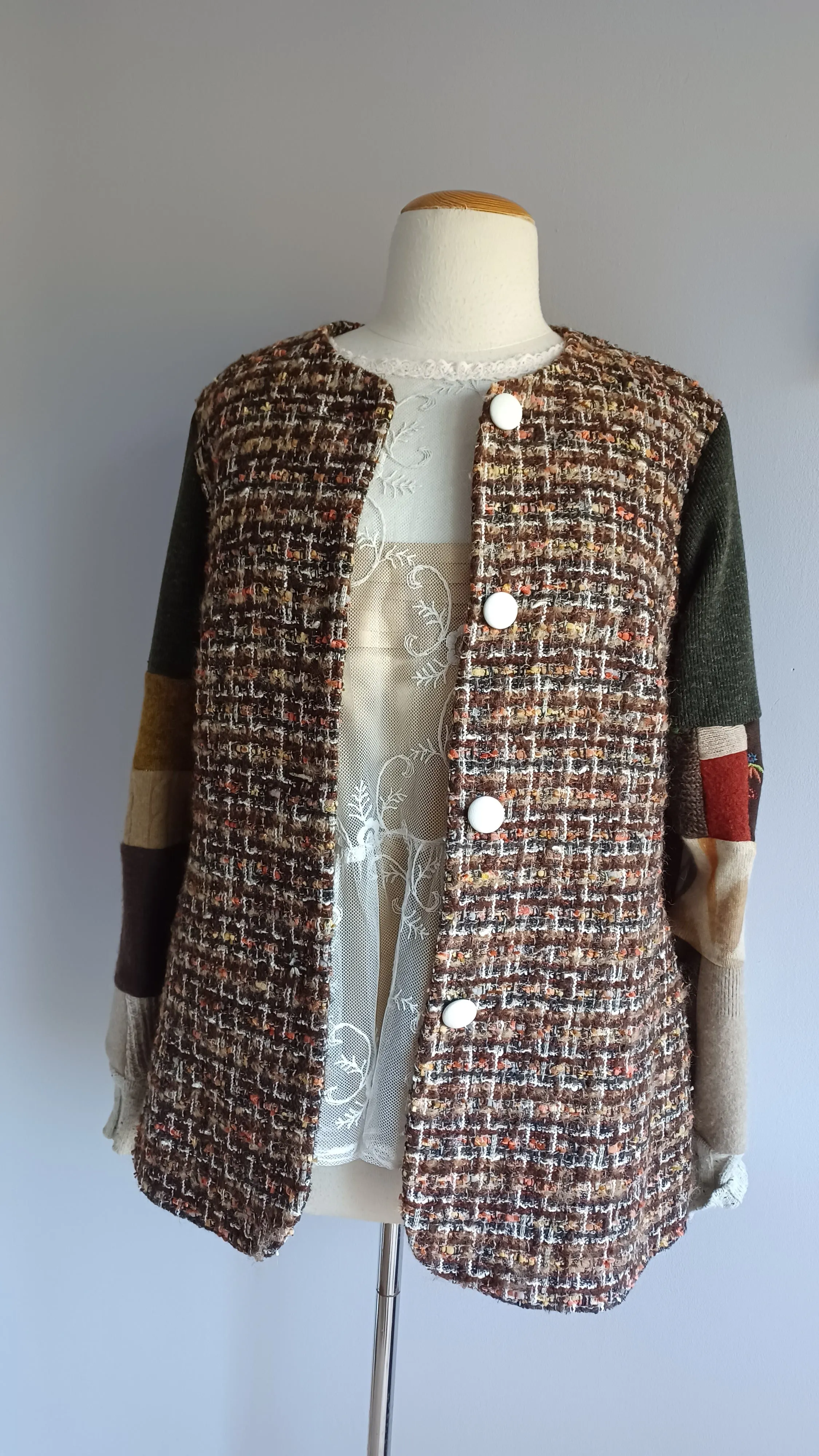 Oi Oi Blazer Autumnal Tweed - Heartfull Harvest