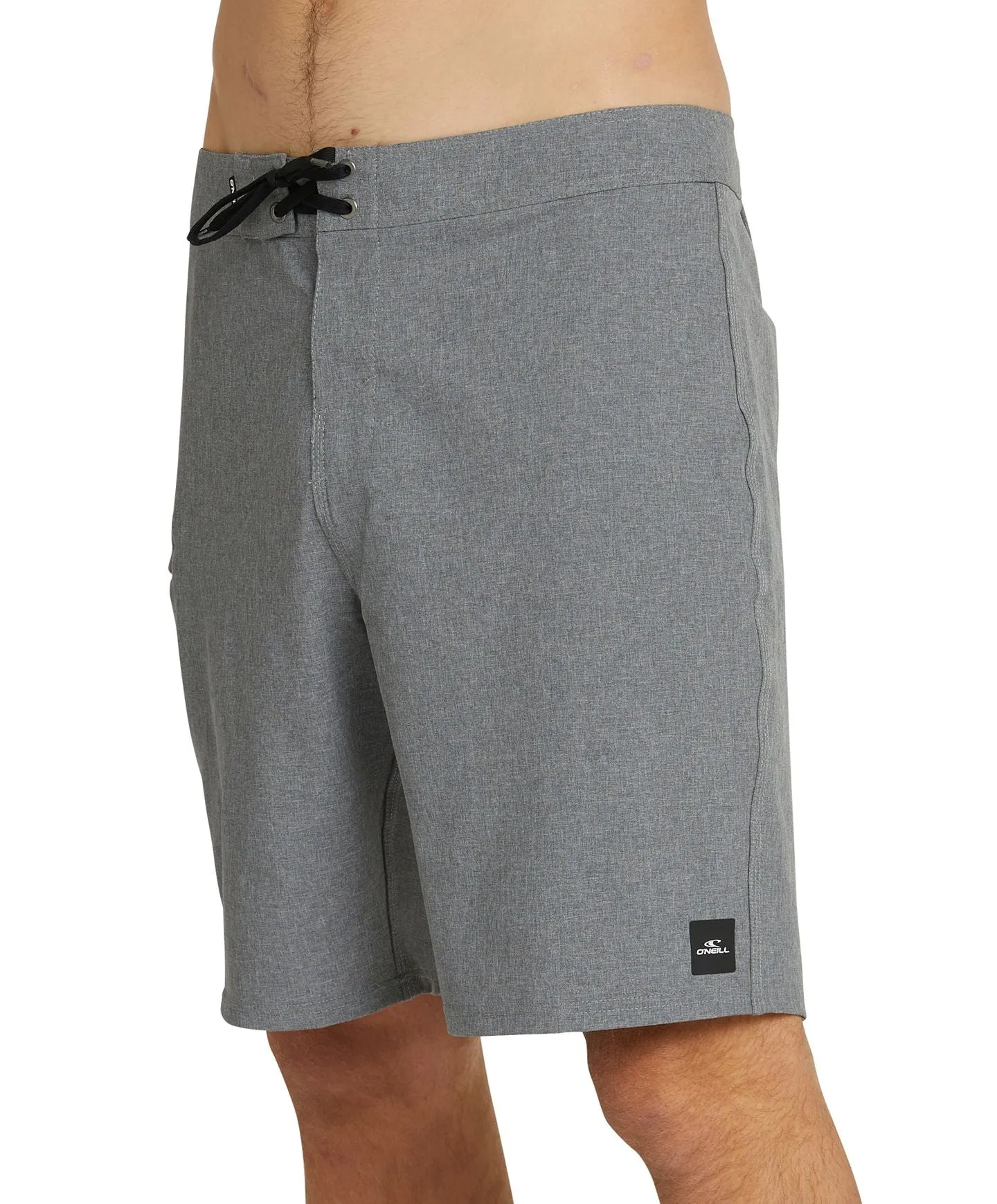 Oneill Hyperfreak Heat Solid 19 Boardshort Mens - Heather Grey