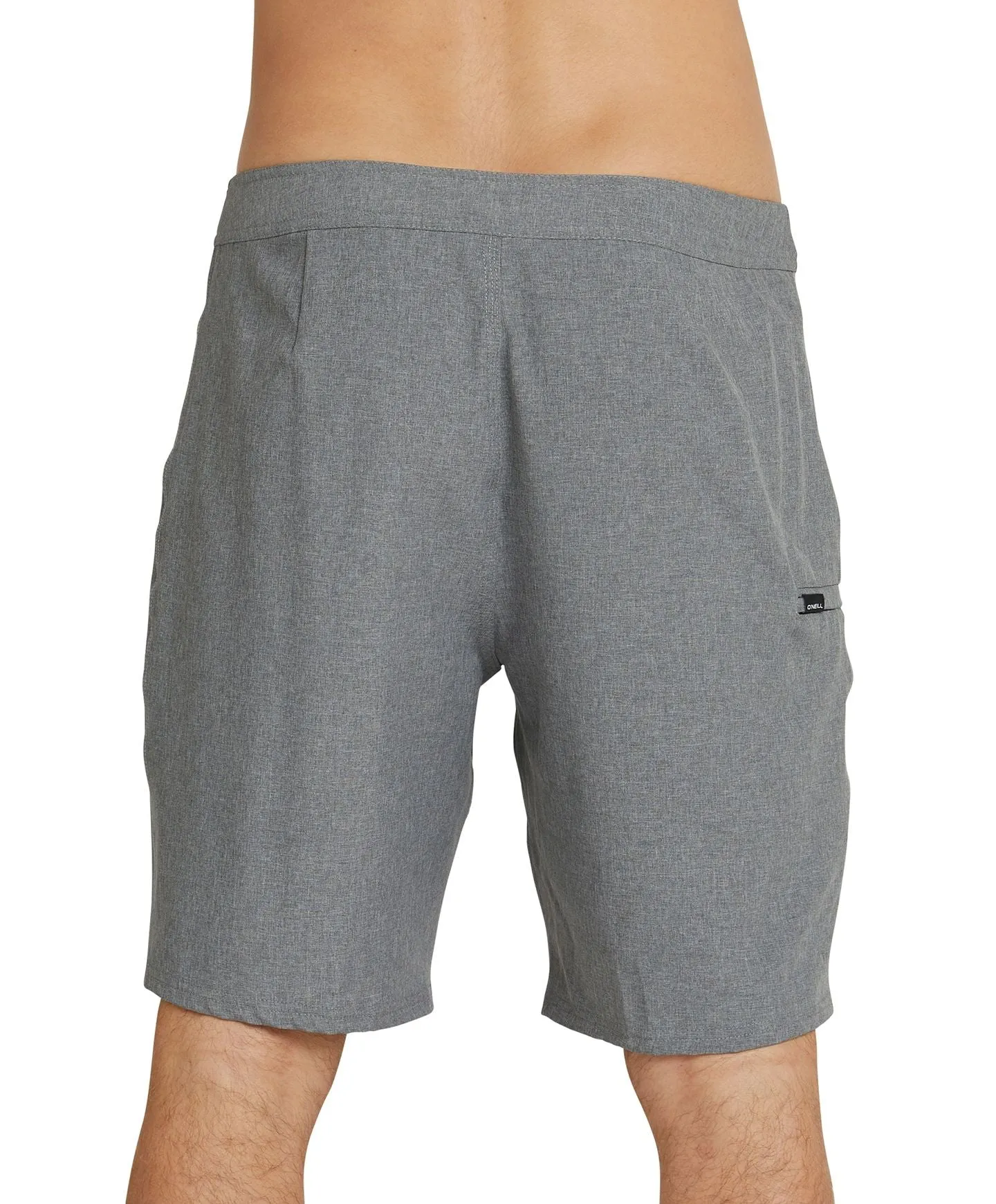 Oneill Hyperfreak Heat Solid 19 Boardshort Mens - Heather Grey