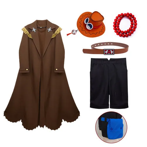 OP Portgas D Ace Cosplay Costume