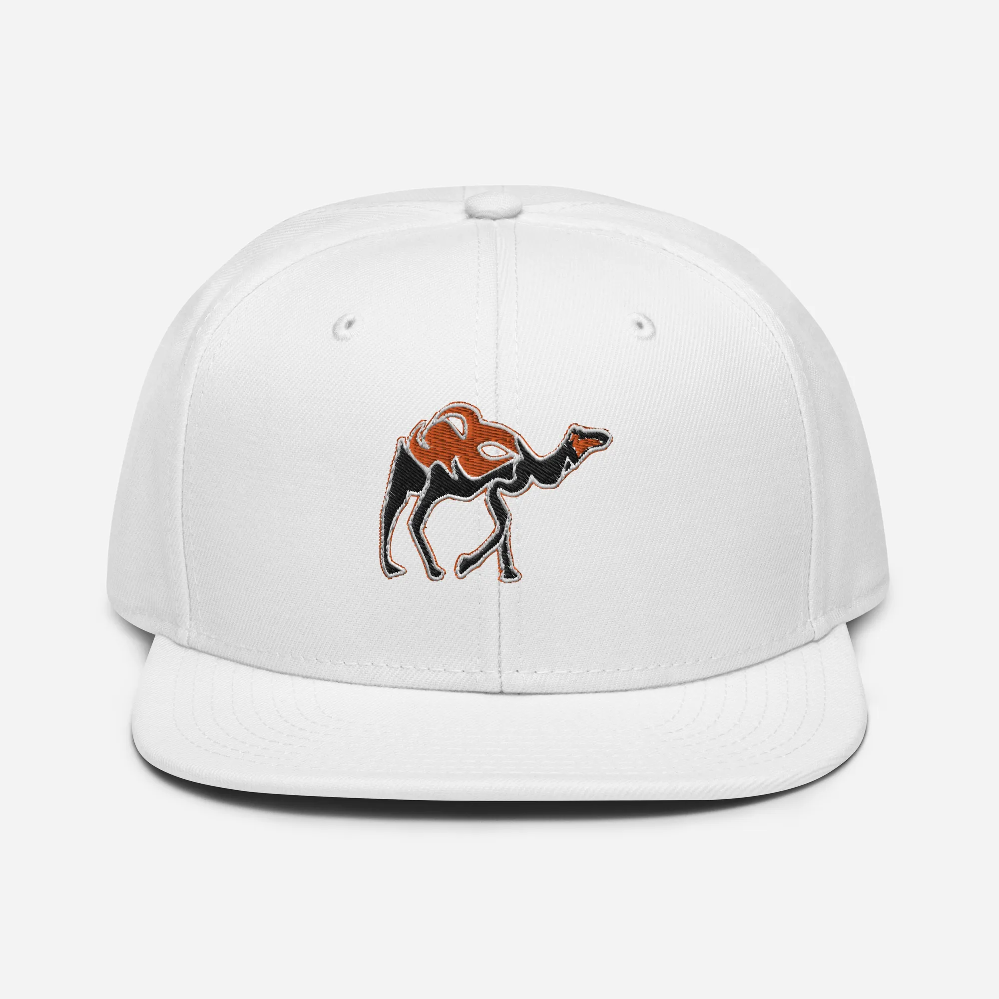 ORANGE CAMEL SNAPBACK HAT