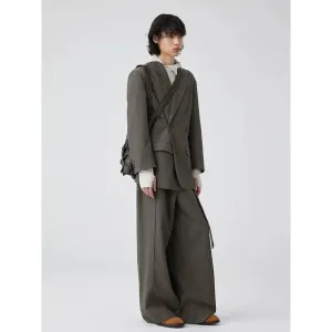 Oversized Pinstripe Blazer