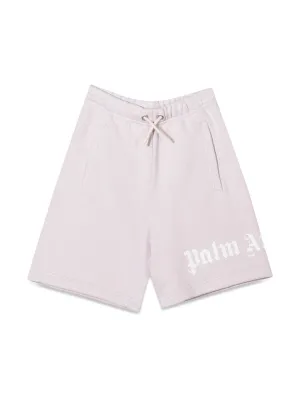 Palm Angels FLEECE GIRL SHORT LOGO