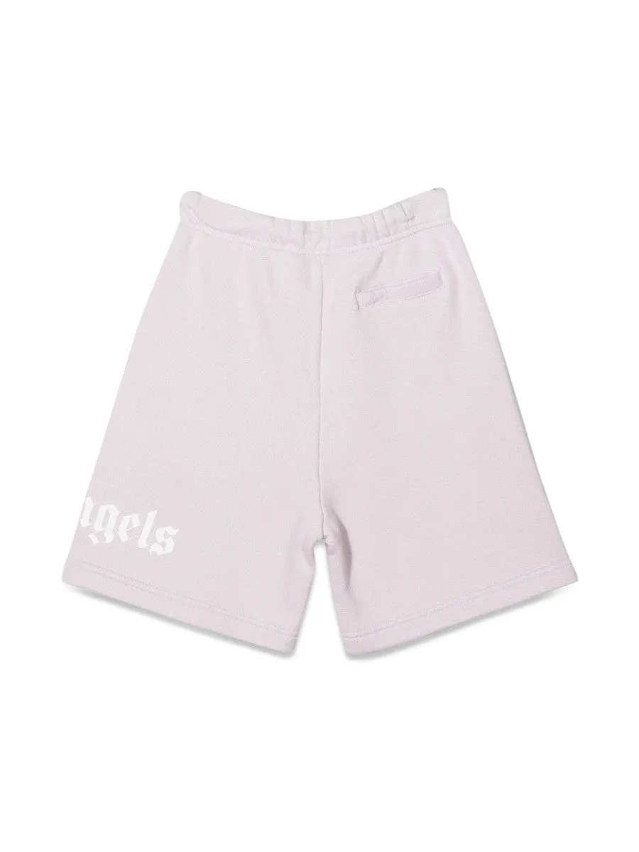 Palm Angels FLEECE GIRL SHORT LOGO