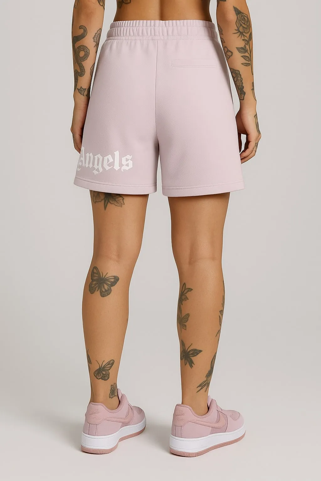 Palm Angels FLEECE GIRL SHORT LOGO