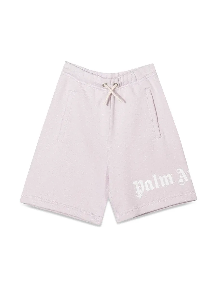 Palm Angels FLEECE GIRL SHORT LOGO