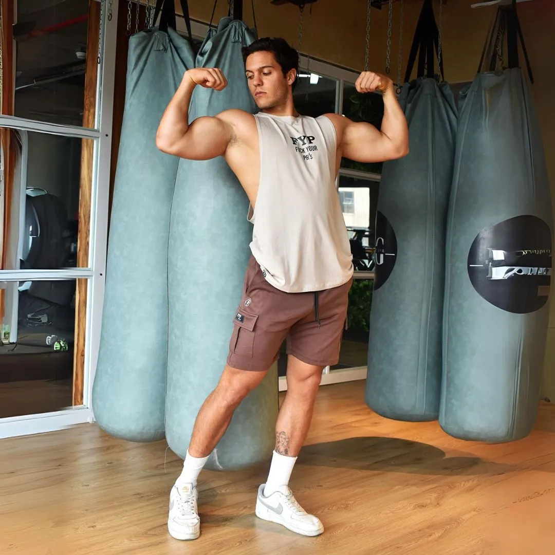 PANTALONES SIGNATURE SHORTS HOMBRE - BROWN