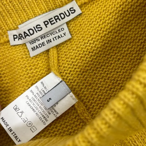 PARADIS PERDUS   NET SUSTAIN Jasper Striped Recycled Knitted Sweater Shorts S