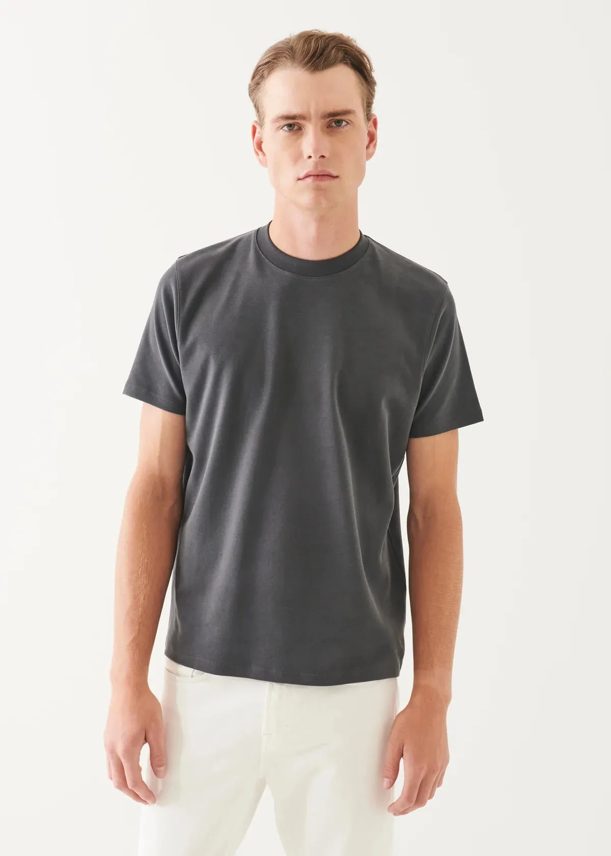 PATRICK ASSARAF Stretch Brushed T-Shirt
