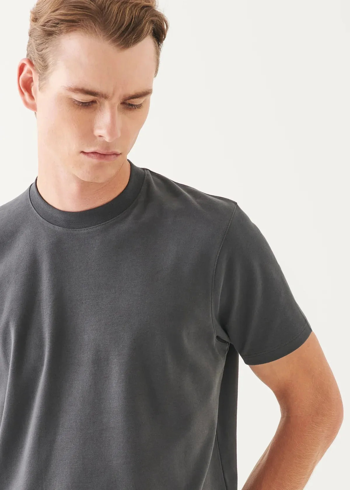 PATRICK ASSARAF Stretch Brushed T-Shirt