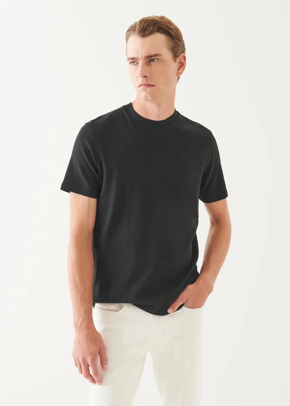 PATRICK ASSARAF Stretch Brushed T-Shirt