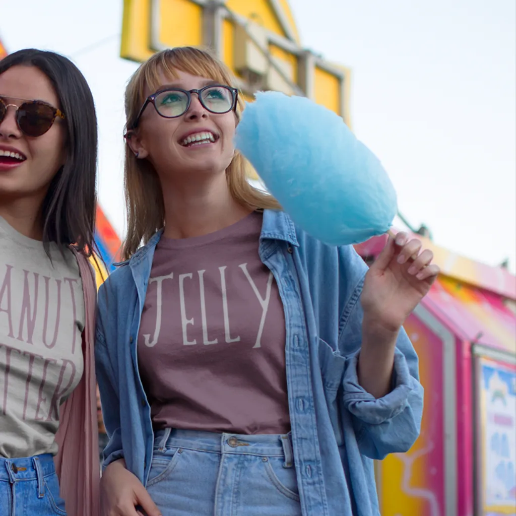 Peanut Butter & Jelly Next Level Triblend Tee – Perfect for Friendship or Couples
