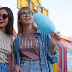 Peanut Butter & Jelly Next Level Triblend Tee – Perfect for Friendship or Couples
