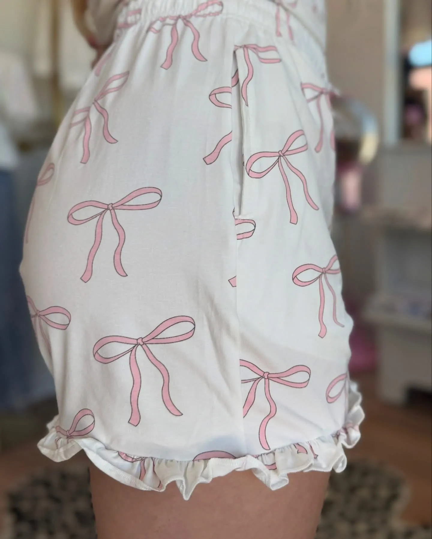 Pink Bow Pjs