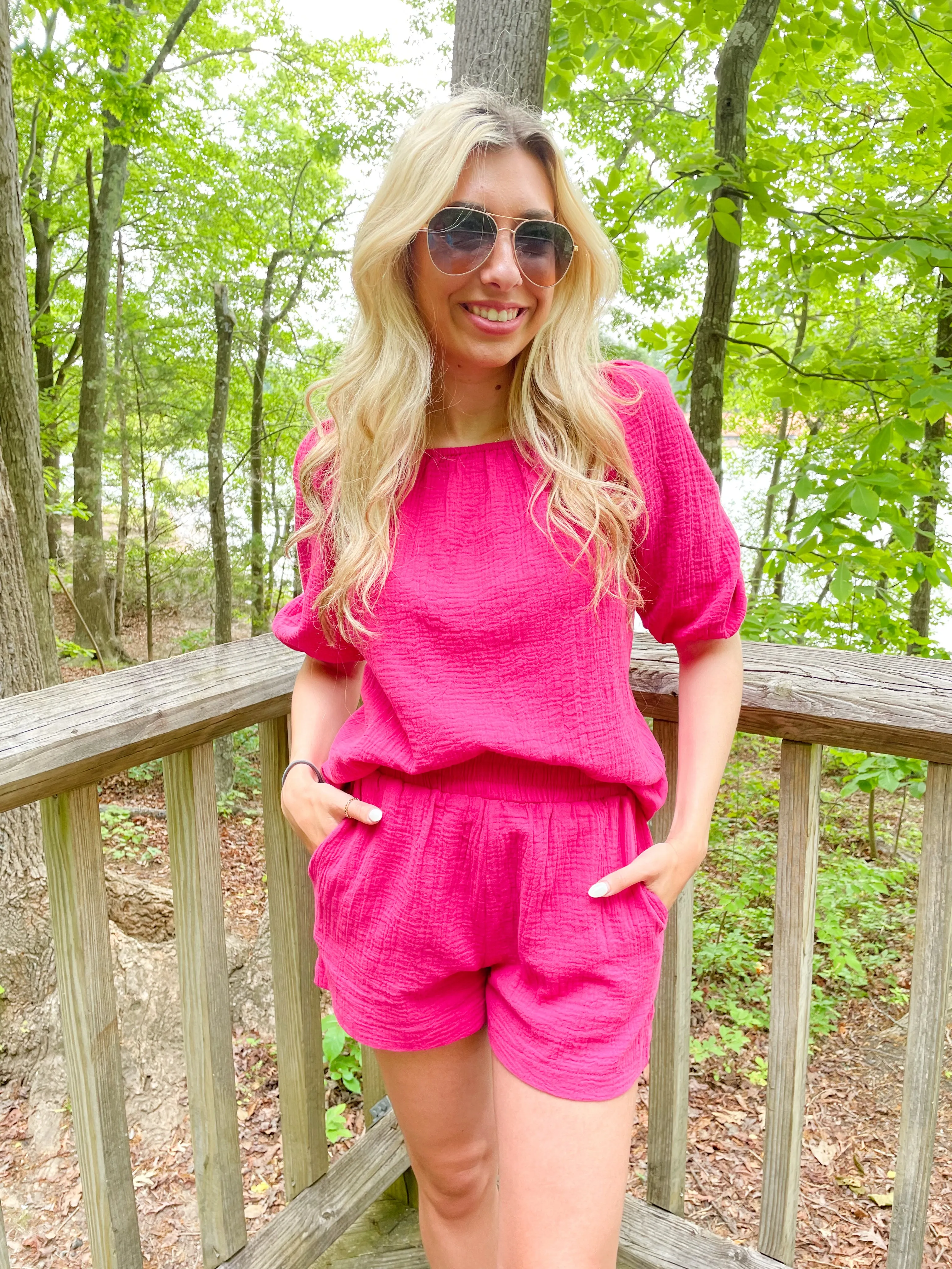 Pink Sands Short Set