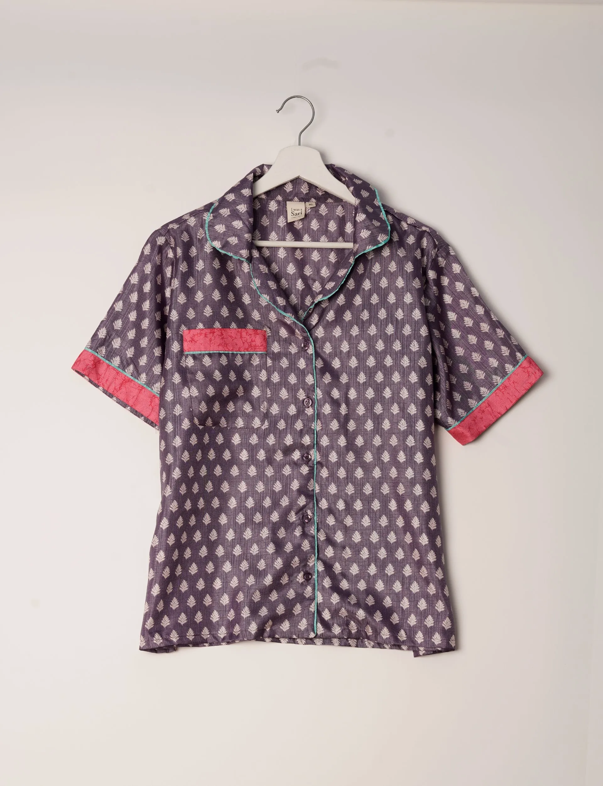 PJ SET SHORT WITH SHORT SLEEVES