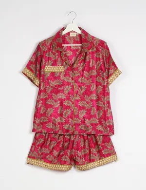 PJ SET SHORT WITH SHORT SLEEVES
