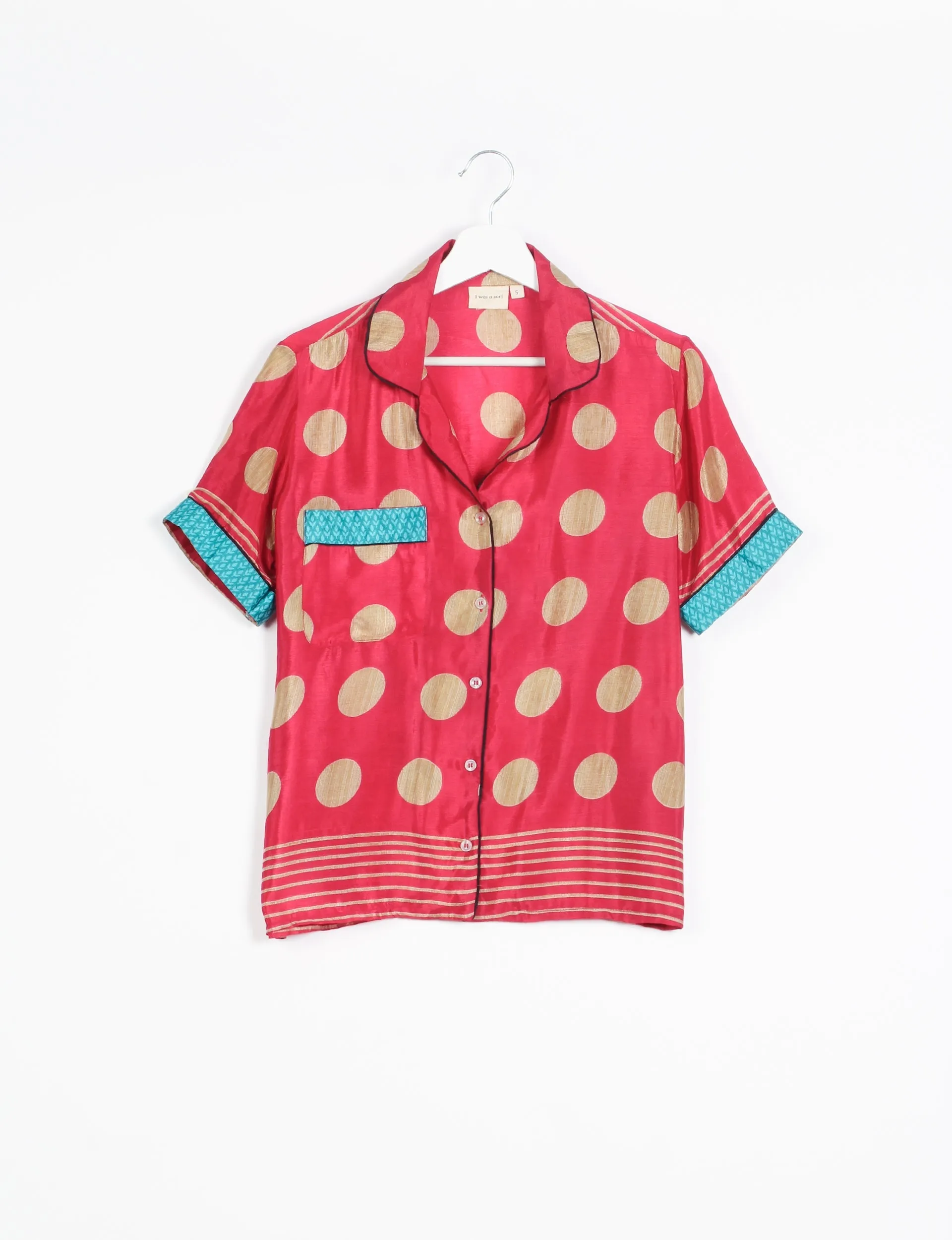 PJ SET SHORT WITH SHORT SLEEVES