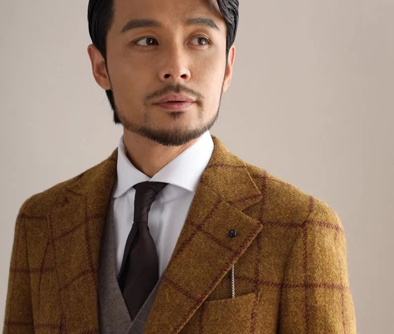 Plaid Wool Blazer