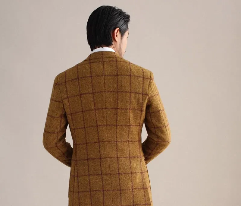 Plaid Wool Blazer