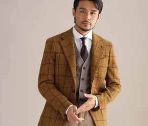 Plaid Wool Blazer