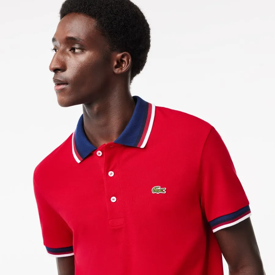 Premium Regular Fit Stretch Mini Pique Polo Shirt