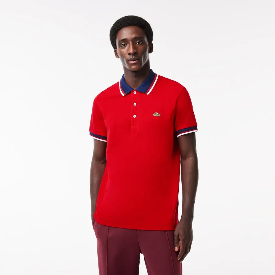 Premium Regular Fit Stretch Mini Pique Polo Shirt