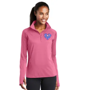 Pretty in Pink Heartfelt Quarter Zip