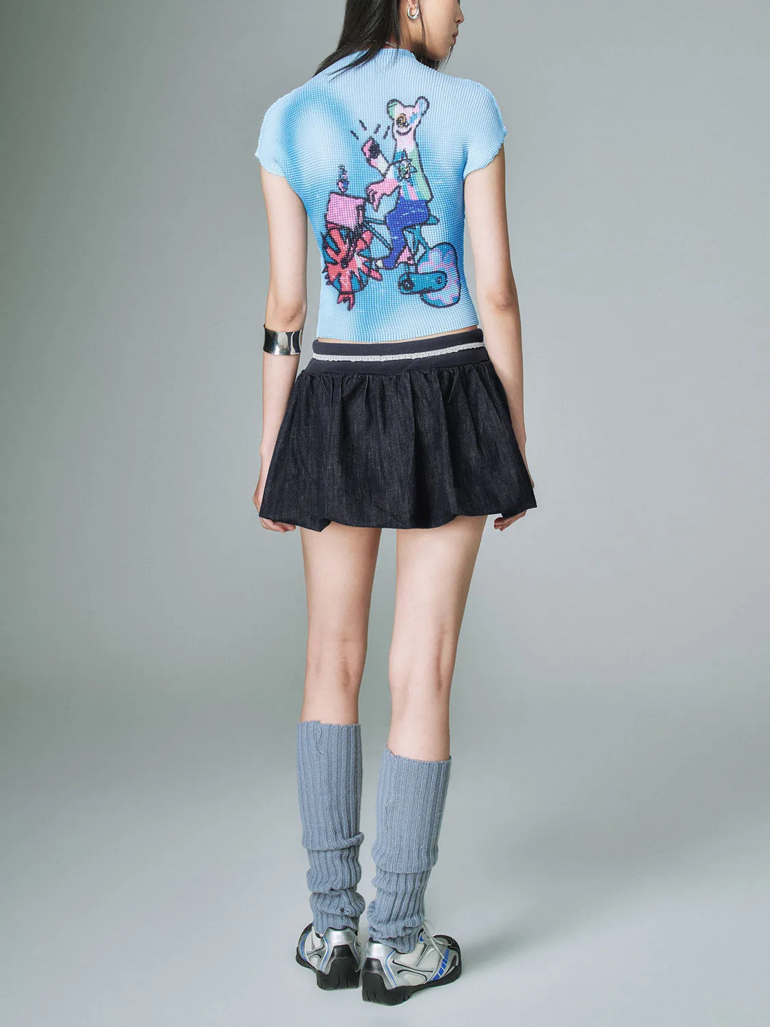 Printed Skinny T-Shirts