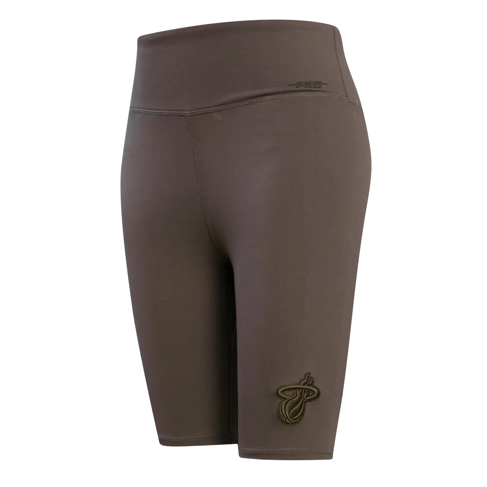 Pro Standard Miami HEAT Women's Taupe Biker Shorts