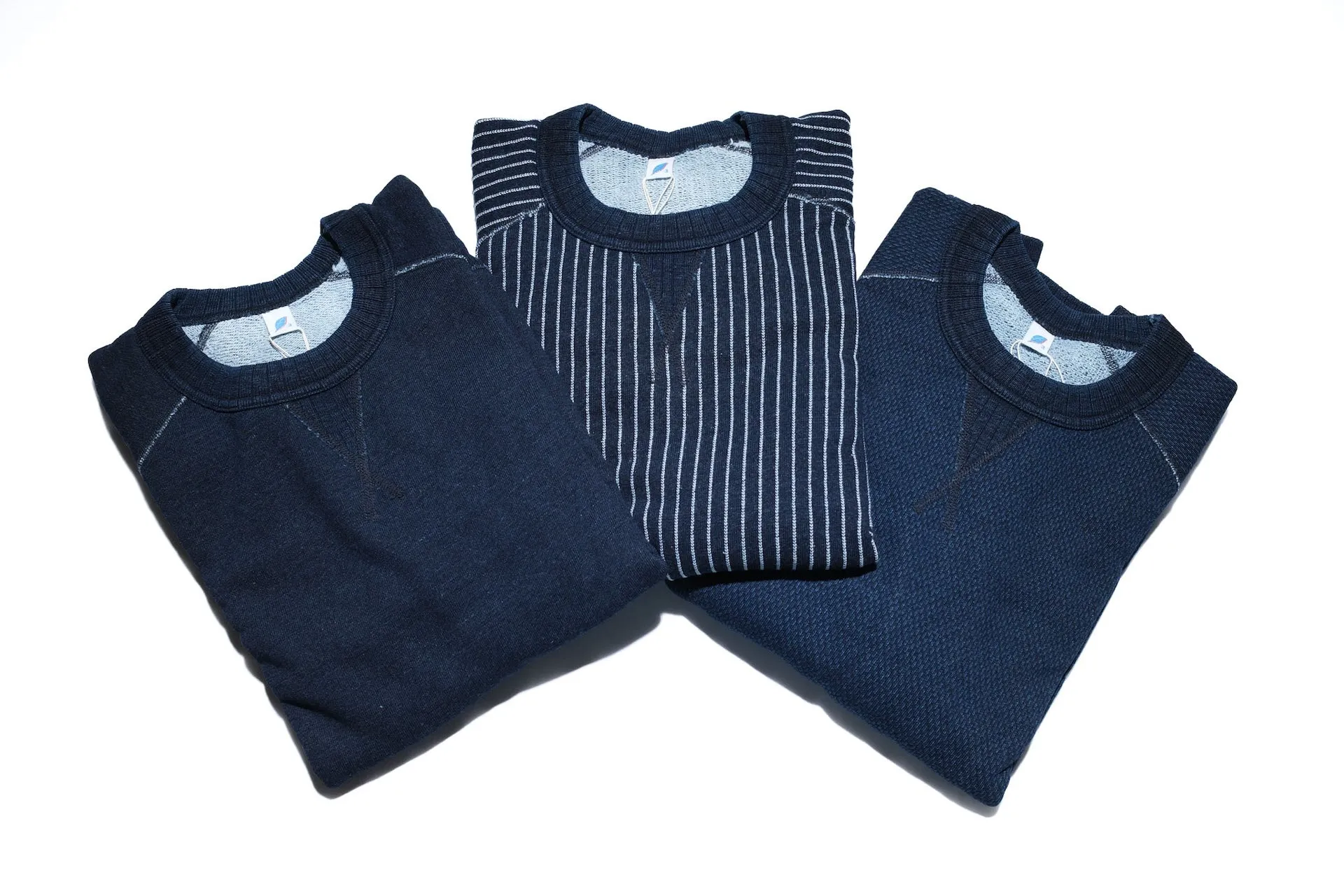 Pure Blue Japan Indigo Dyed "Classic" Raglan Sweatshirt