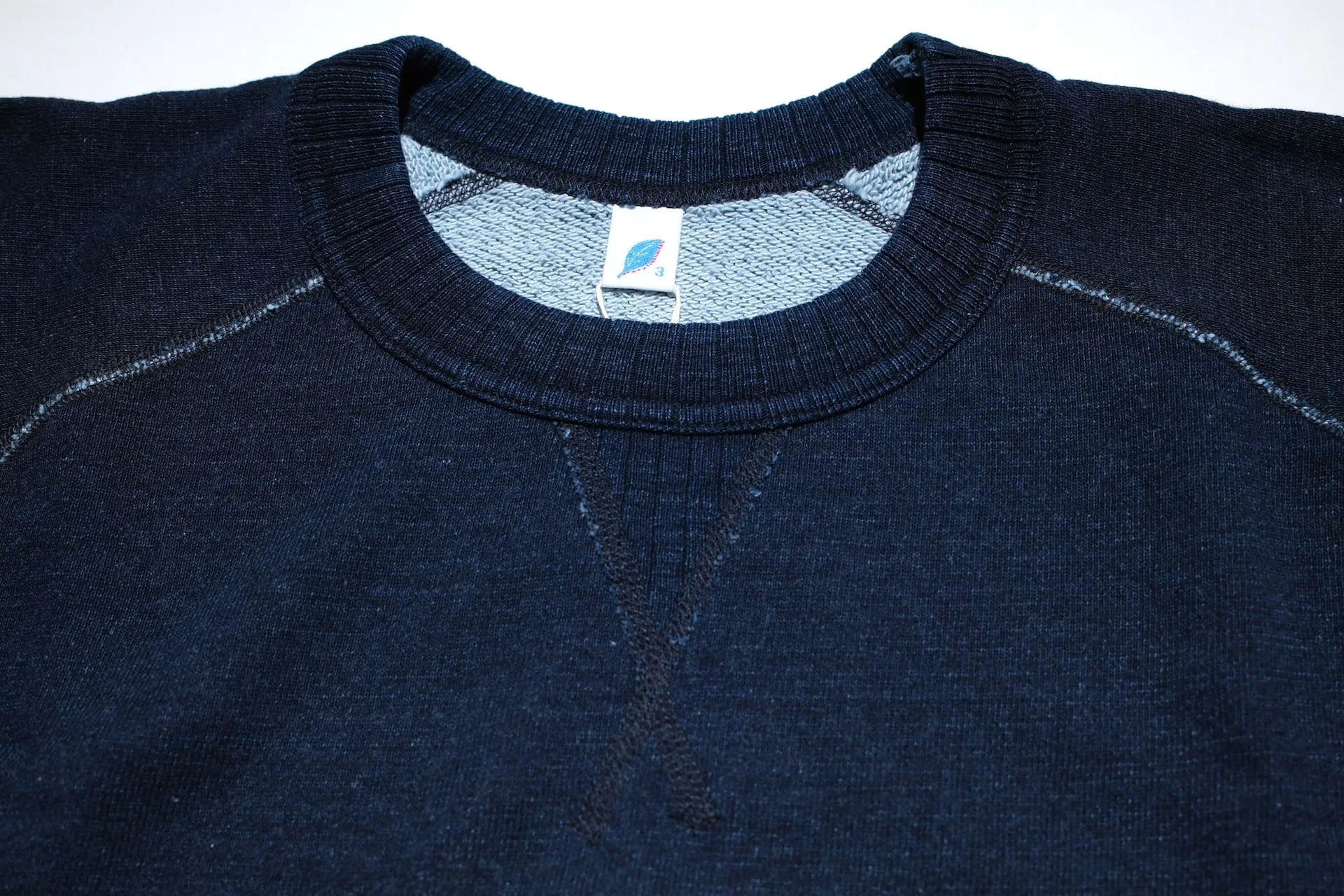 Pure Blue Japan Indigo Dyed "Classic" Raglan Sweatshirt