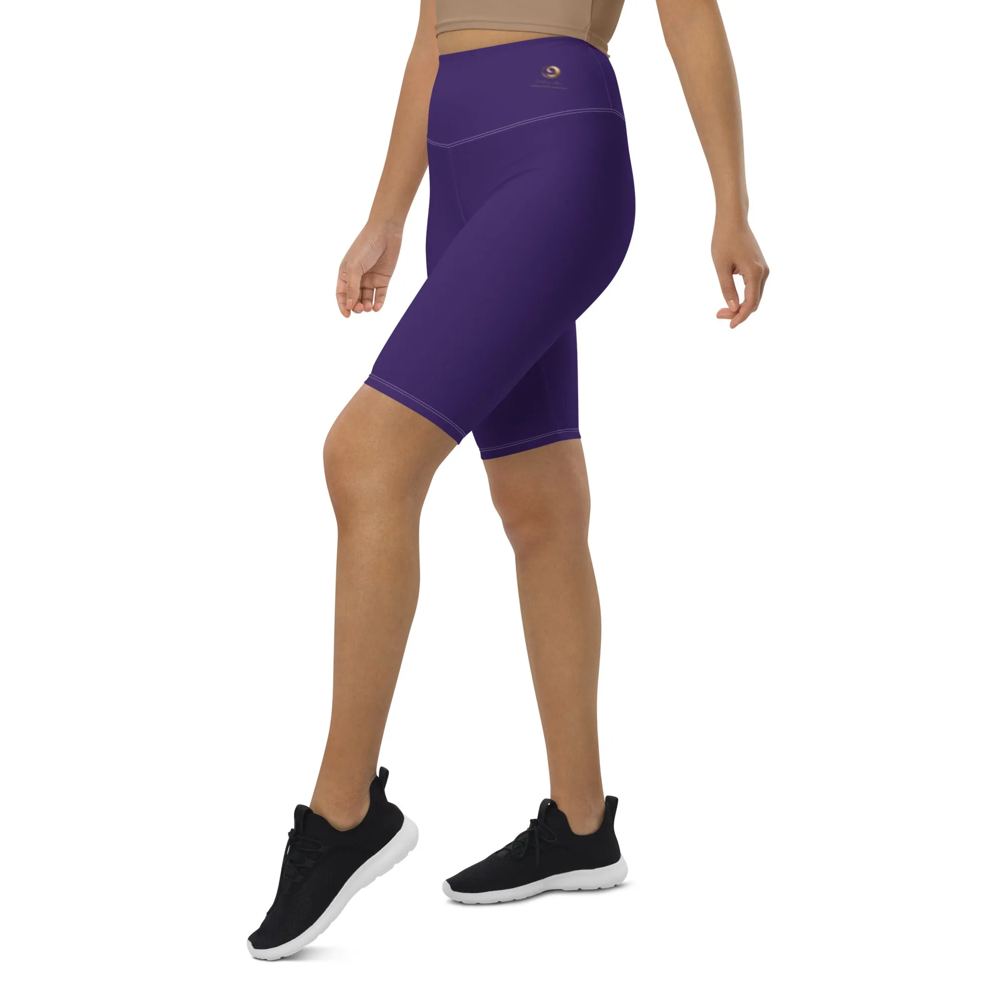 Purple Chaitanya Abara Biker Shorts