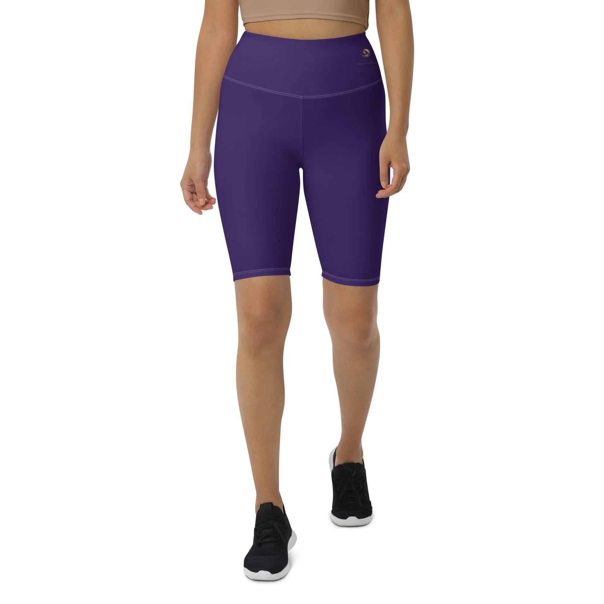 Purple Chaitanya Abara Biker Shorts