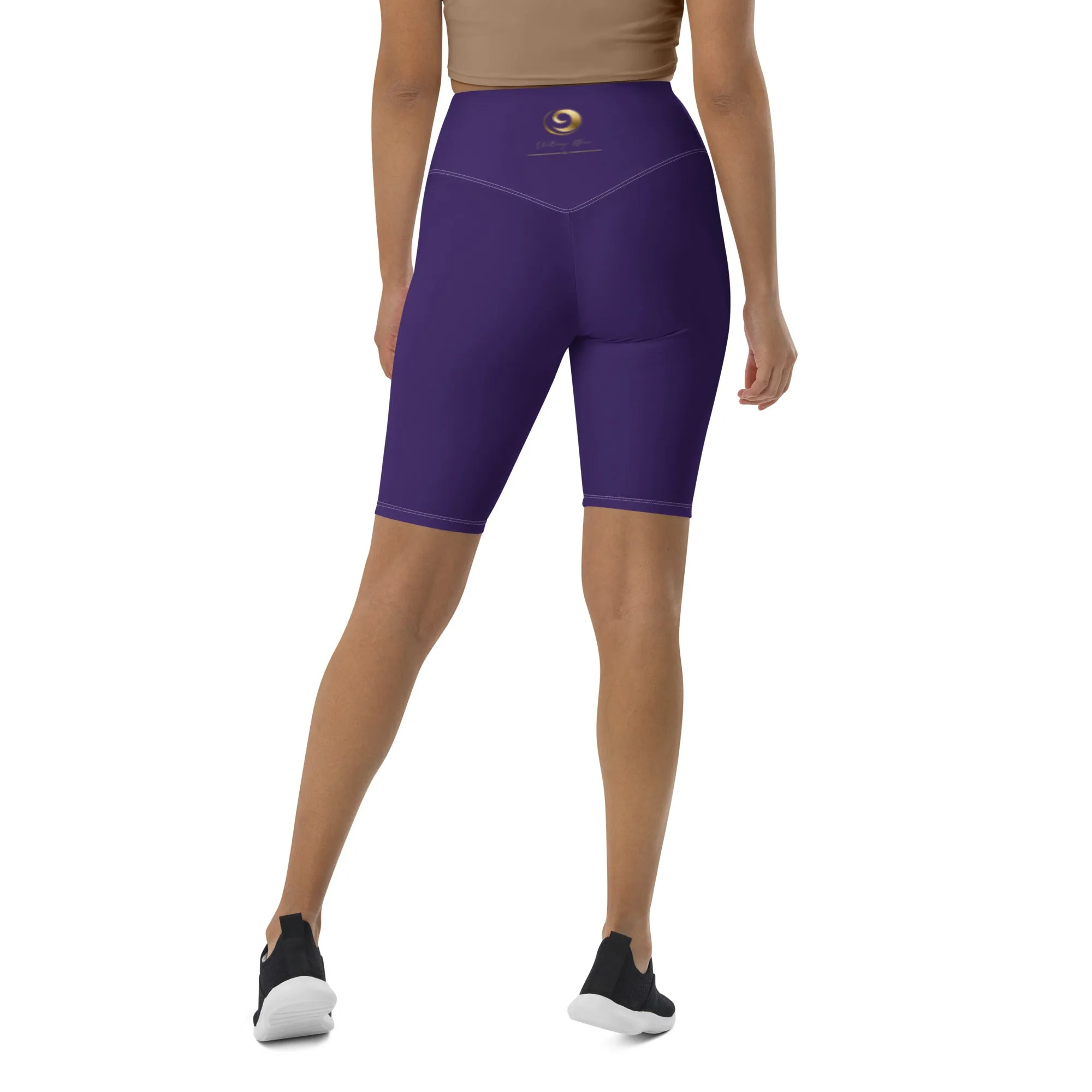 Purple Chaitanya Abara Biker Shorts