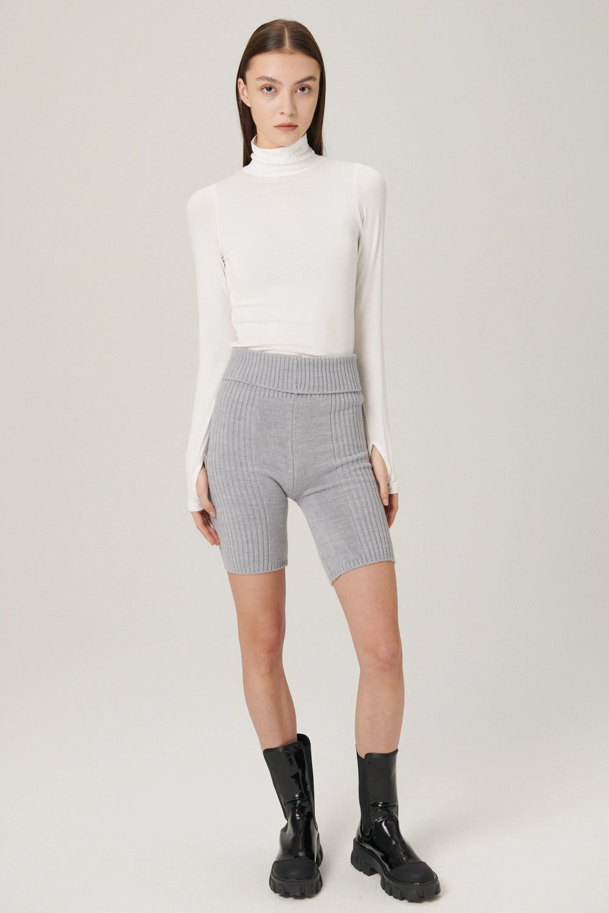 Quinn Sweater Biker Shorts