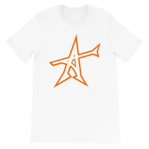 "ALL-IN" T-shirt (neon-orange print)