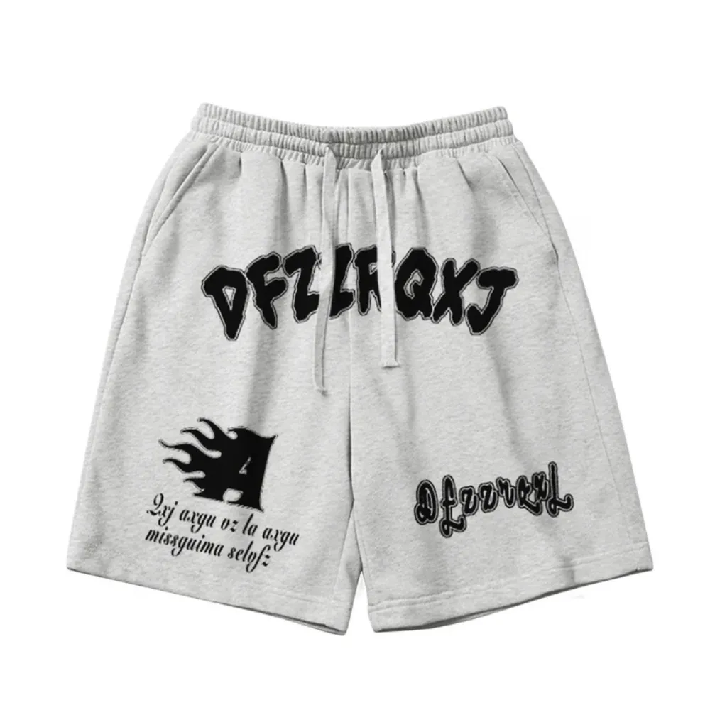 "High Street Lettered Sports" Shorts