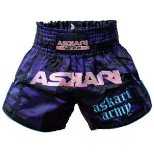 "PURPLE HAZE" ASKARI MUAY THAI SHORTS