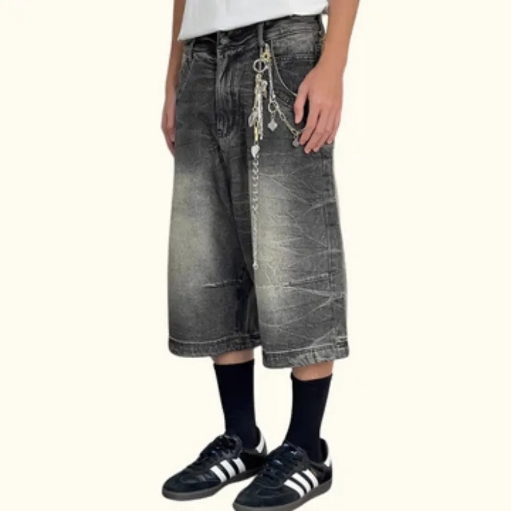 "Retro Wash Denim" Shorts