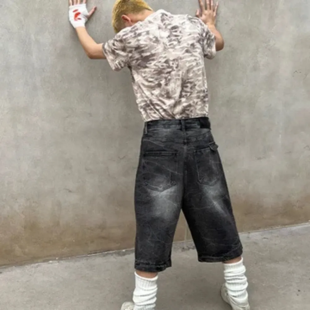 "Retro Wash Denim" Shorts