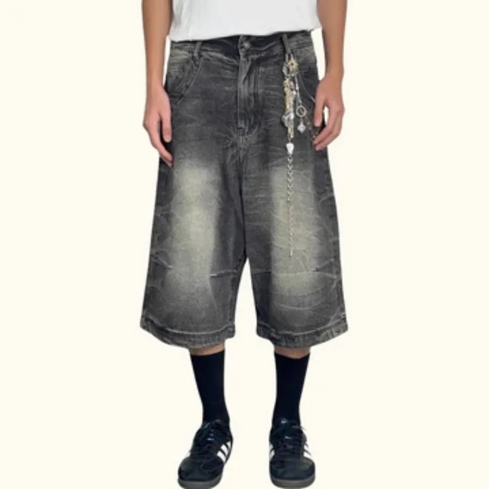 "Retro Wash Denim" Shorts