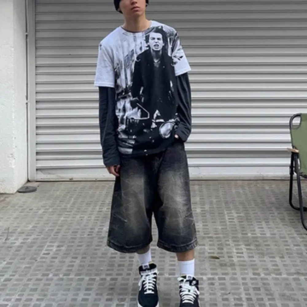 "Retro Wash Denim" Shorts