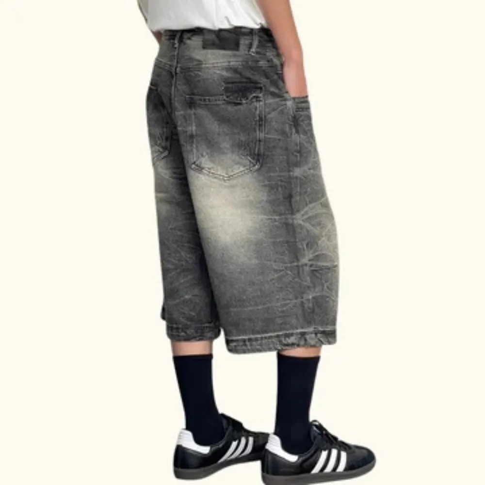 "Retro Wash Denim" Shorts