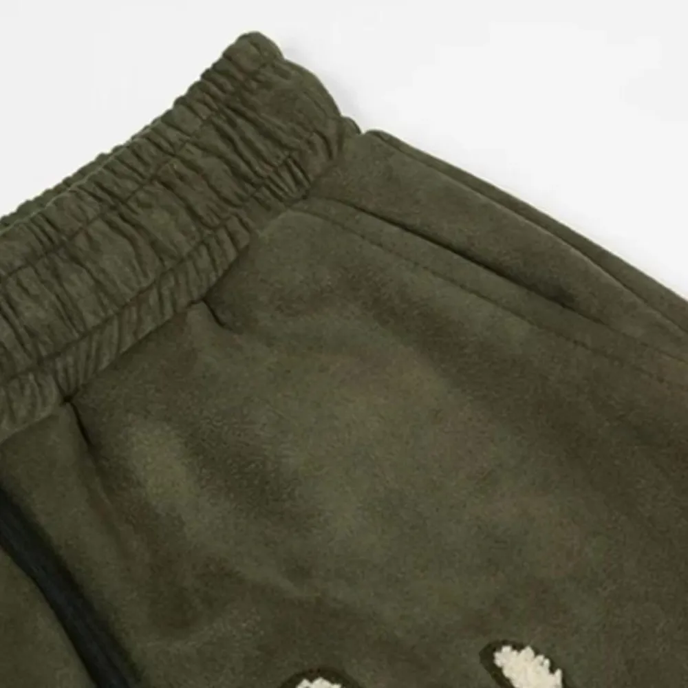 "Vintage Alphabet Flocked Jacquard" Shorts