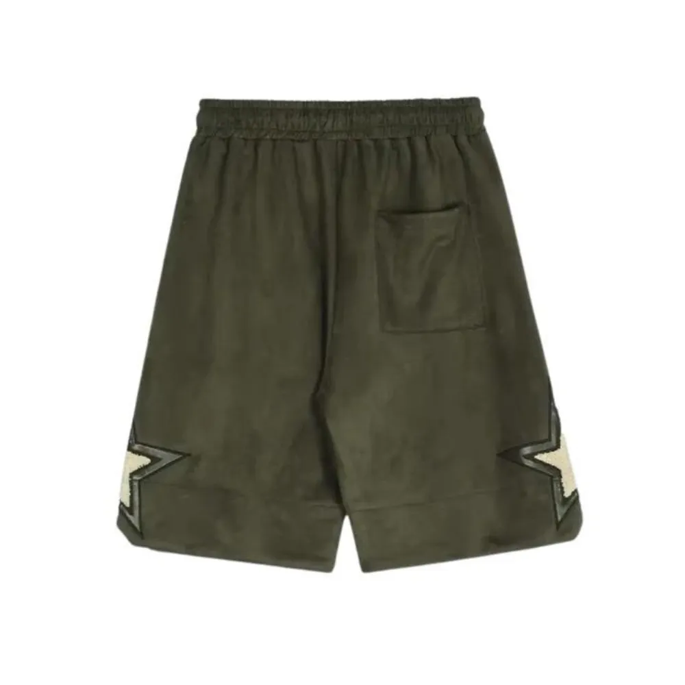 "Vintage Alphabet Flocked Jacquard" Shorts