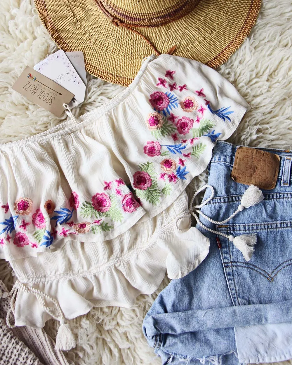 RahiCali Boho Tropics Top